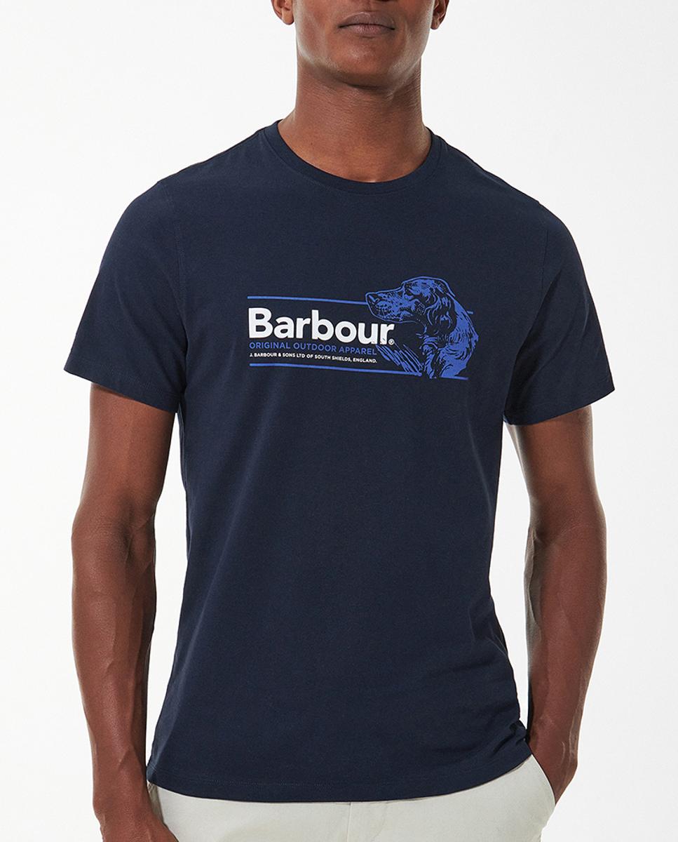 Imagen 0 de Camiseta de hombre de manga corta y dibujo frontal