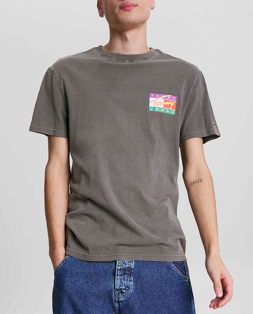 Imagen 0 de Camiseta de hombre de manga corta y print en la espalda