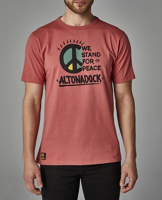 Imagen 0 de Camiseta de hombre manga corta con serigrafía