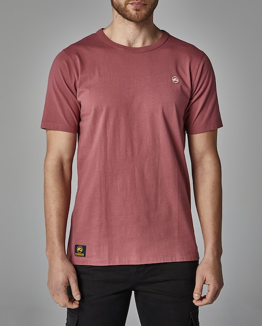 Imagen 0 de Camiseta de hombre manga corta lisa con bordado pequeño