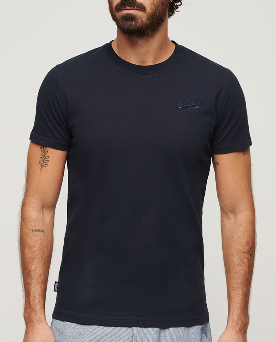 Imagen 0 de Camiseta de hombre en algodón orgánico con logotipo Essential