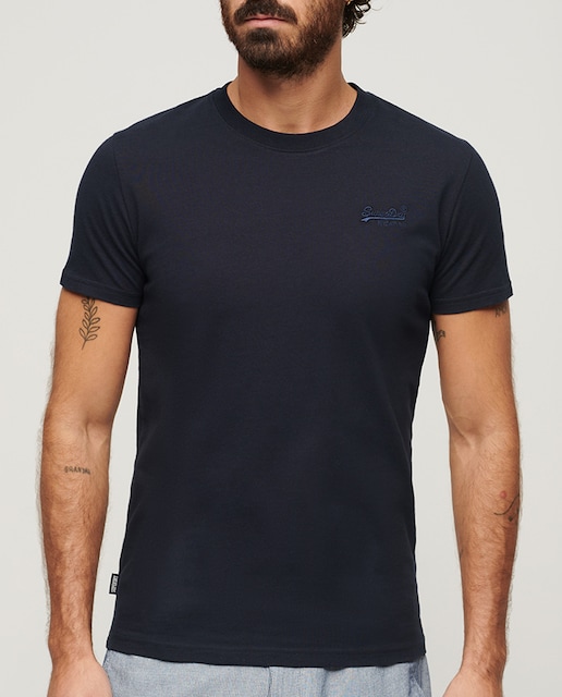 Imagen 0 de Camiseta de hombre en algodón orgánico con logotipo Essential