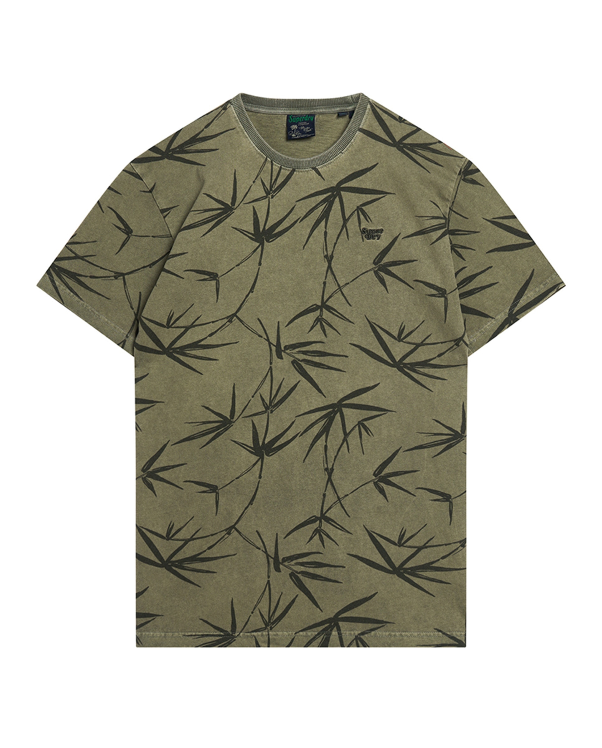Imagen 0 de Camiseta de hombre con estampado sobreteñido vintage