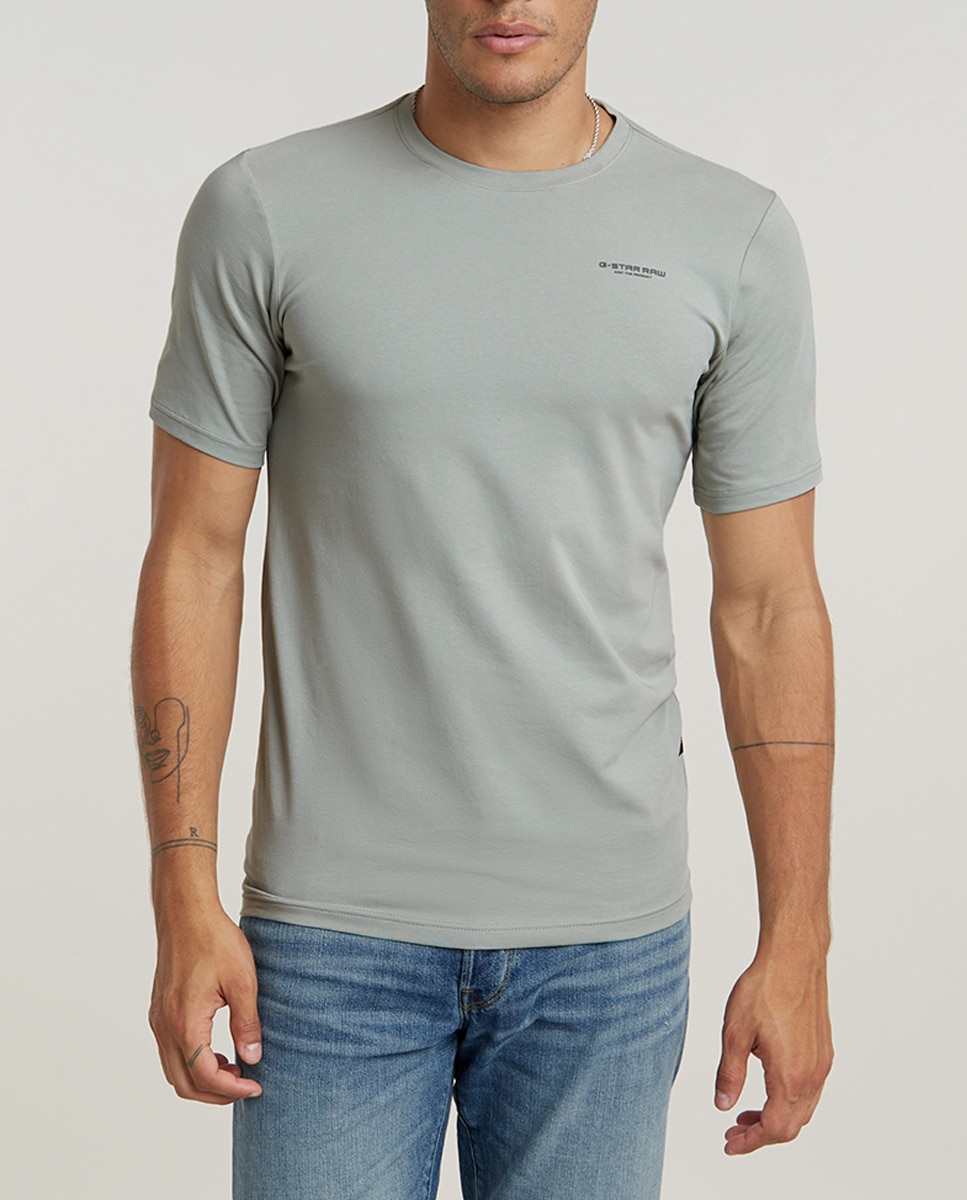 Imagen 0 de Camiseta Base de hombre en algodón orgánico slim  manga corta