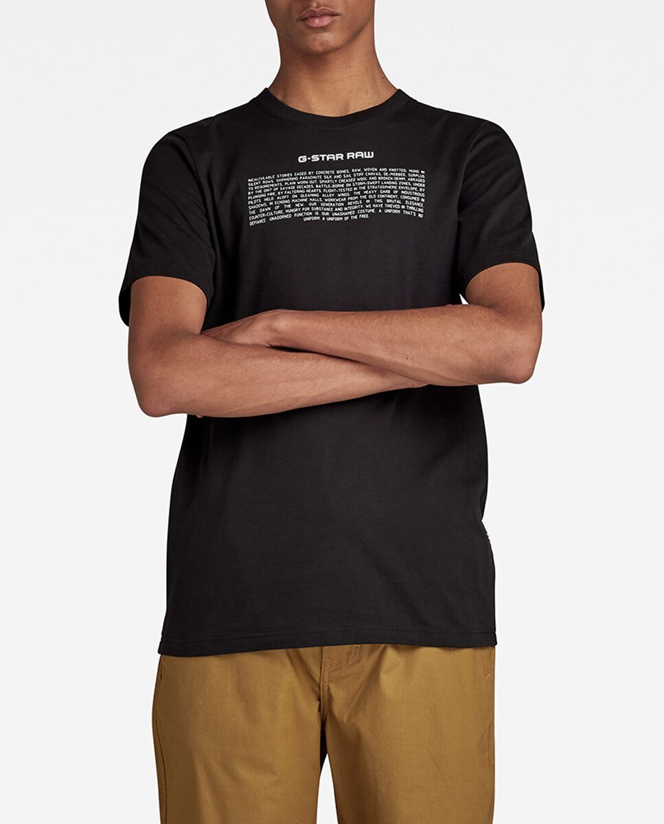 Imagen 0 de Camisetas gráficas de algodón ecológico de hombre