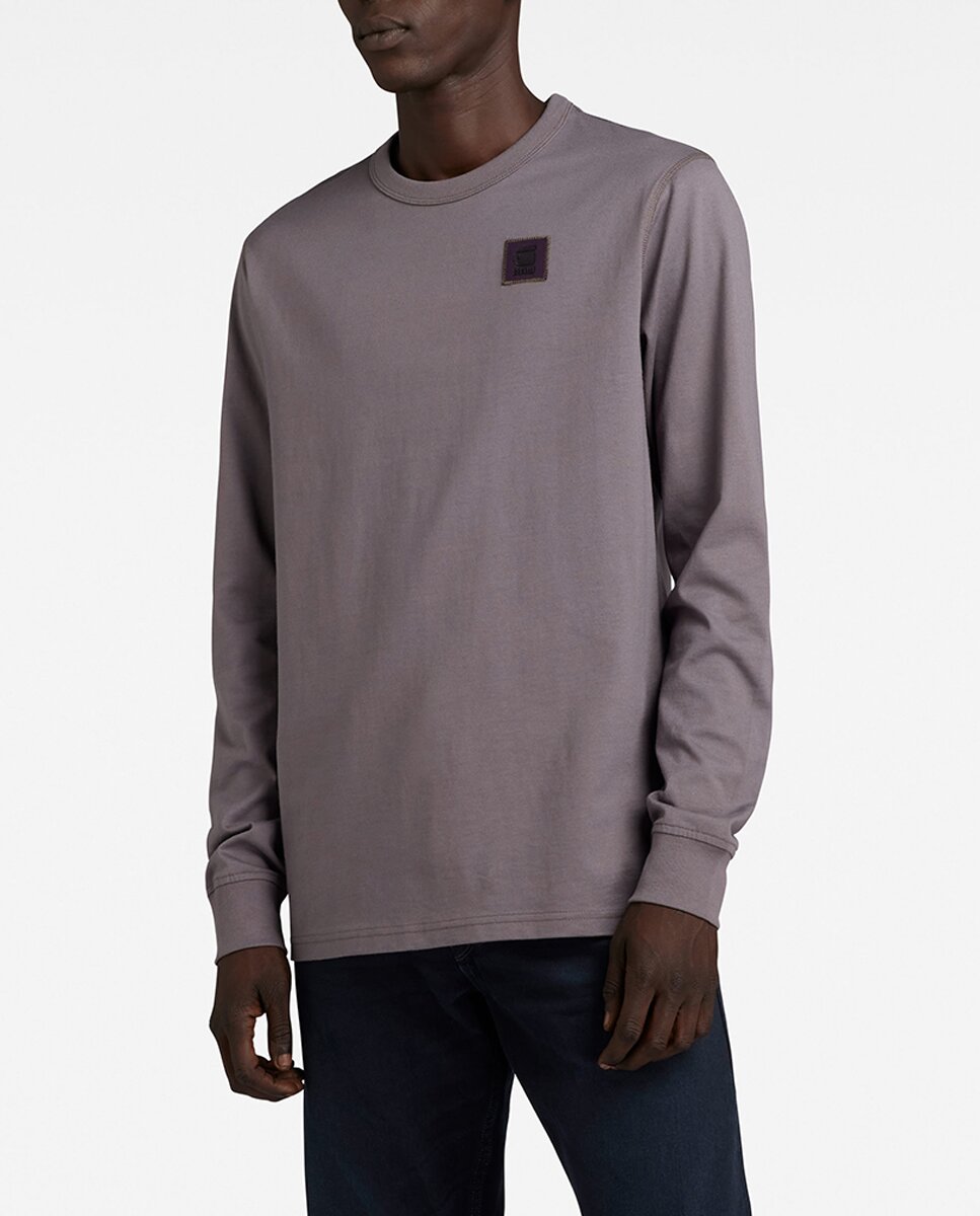 Imagen 0 de Camiseta de hombre de corte recto y manga larga