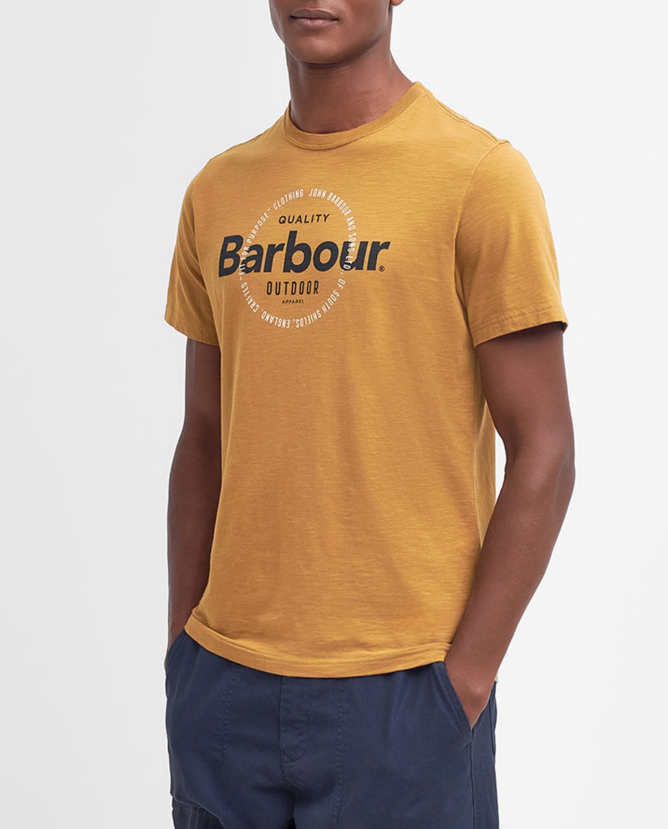 Imagen 0 de Camiseta de hombre de manga corta y cuello redondo