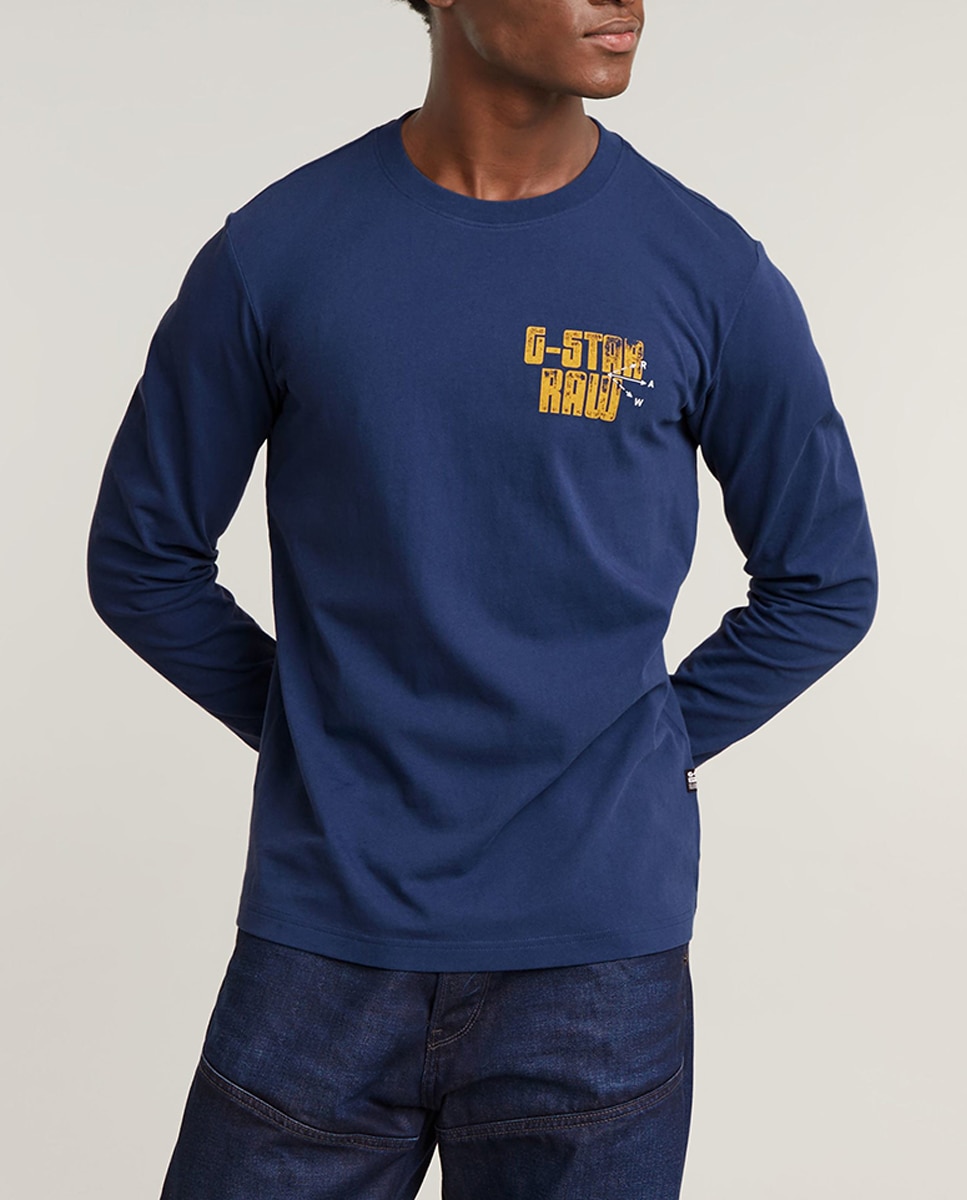 Imagen 0 de Camiseta Big Crane Back Graphic de hombre