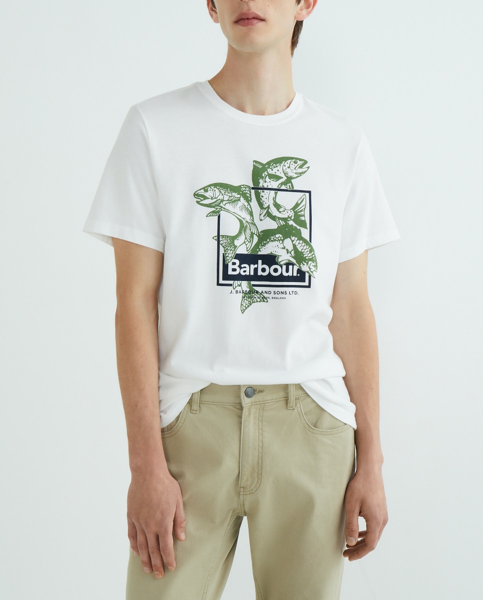 Imagen 0 de Camiseta de hombre manga corta con estampado