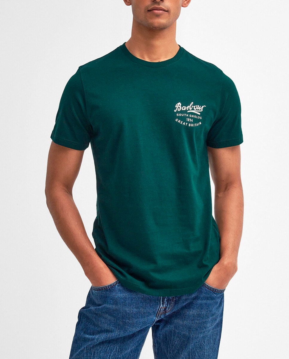 Imagen 0 de Camiseta de hombre de manga corta con pequeño logo en pecho