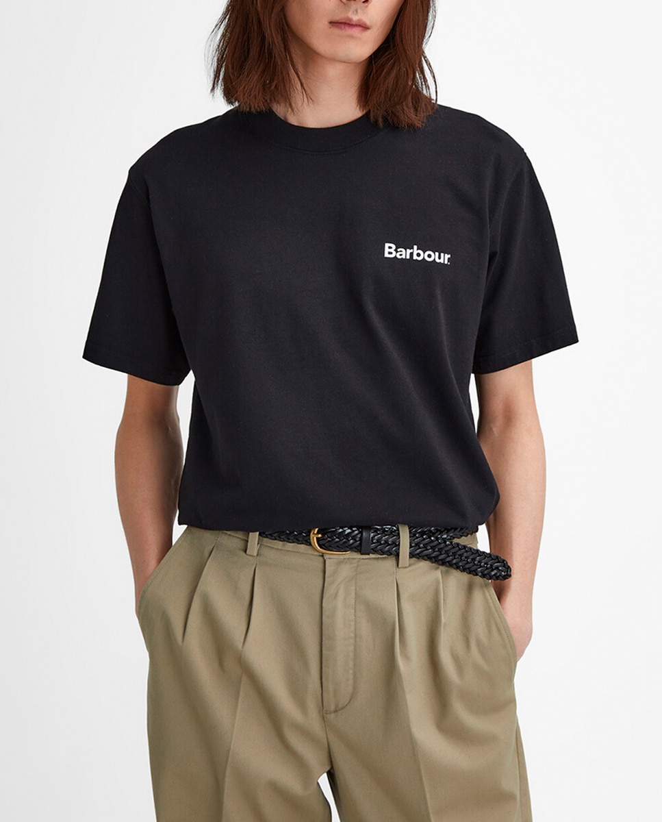 Imagen 0 de Camiseta de hombre de manga corta y cuello redondo