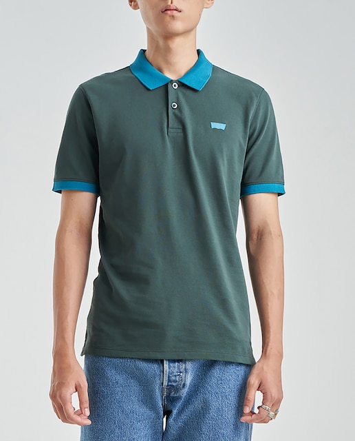 Imagen 0 de Polo de hombre de manga corta slim