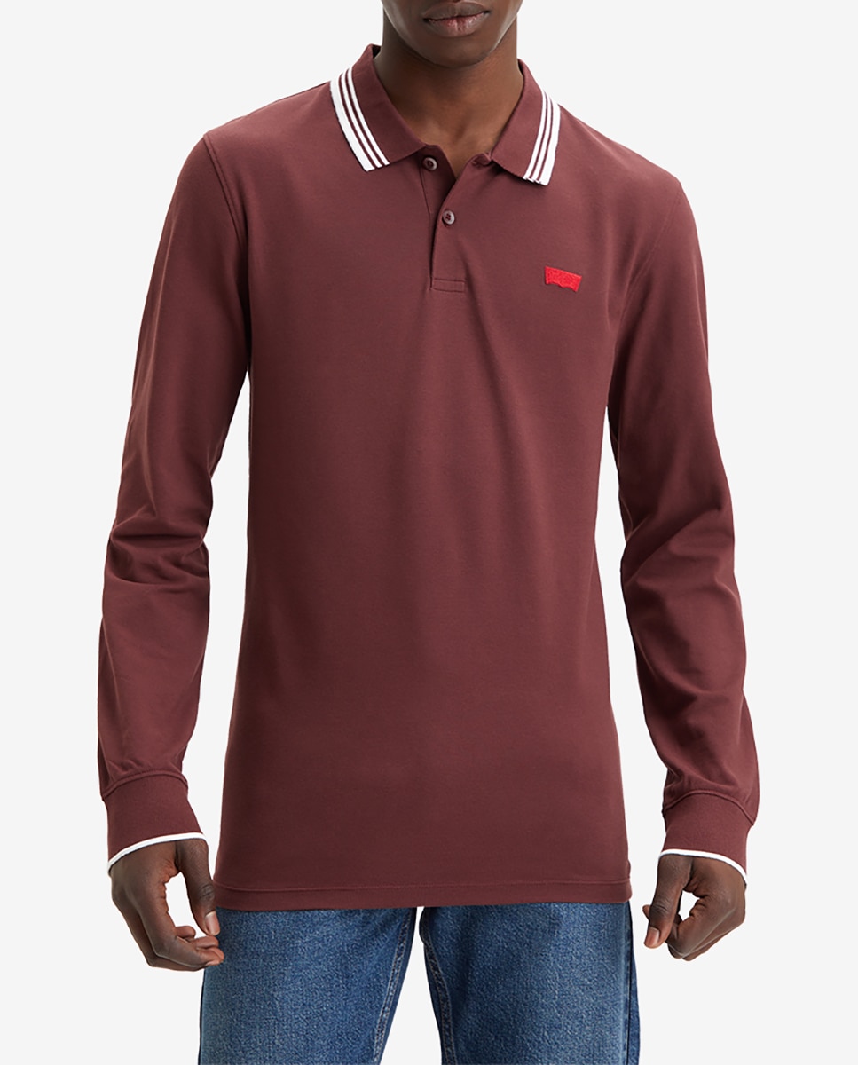 Imagen 0 de Polo de hombre de manga larga slim