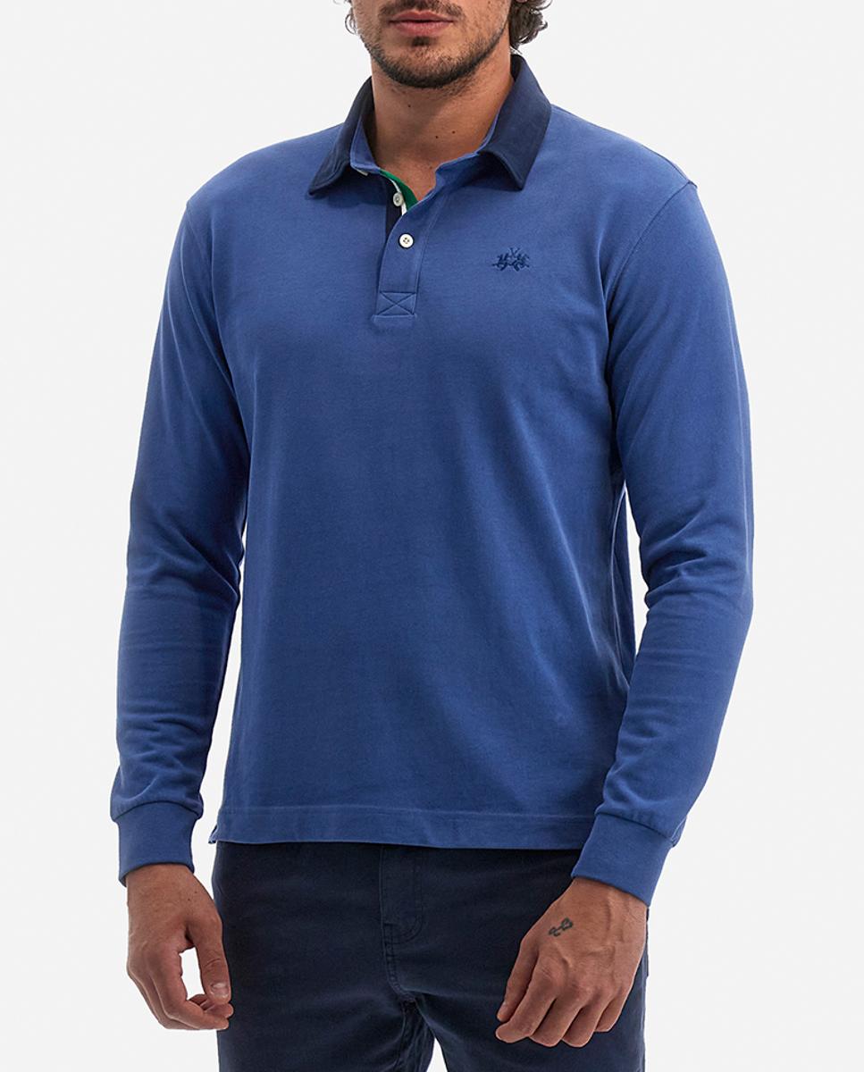 Imagen 0 de Polo de hombre heavy jersey manga larga