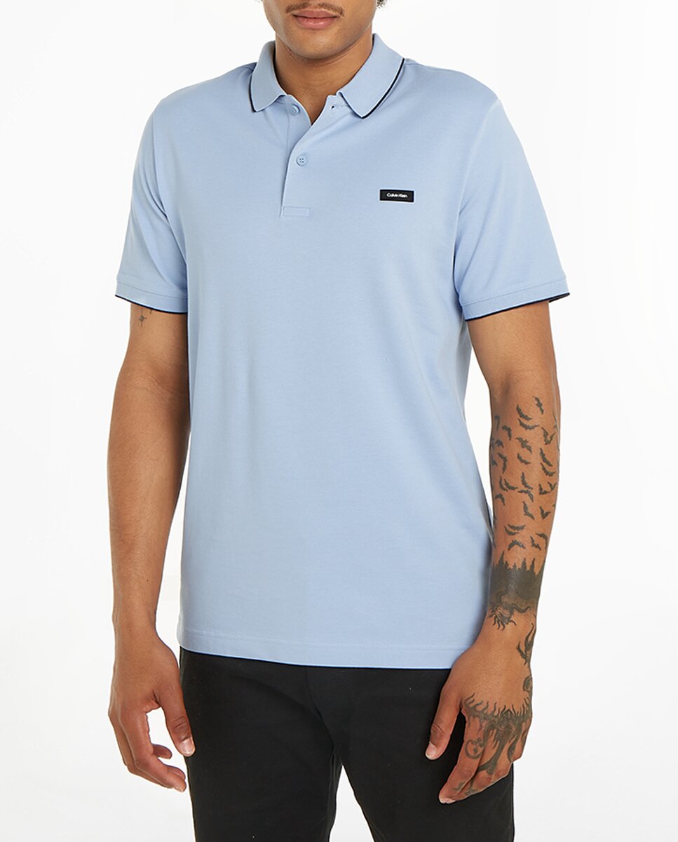 Imagen 0 de Polo slim de piqué de hombre