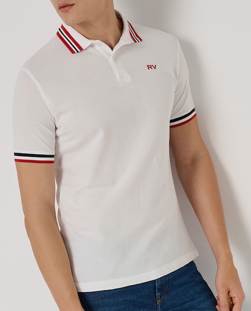 Imagen 0 de Polo de hombre regular fit piqué con cuello a contraste
