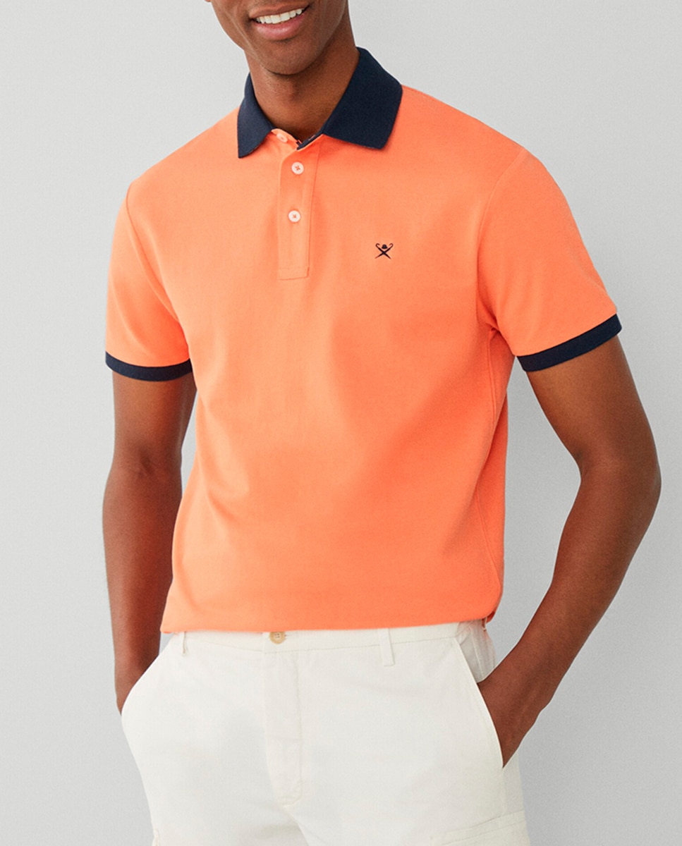 Imagen 0 de Polo de hombre cuello interior contraste tallas grandes