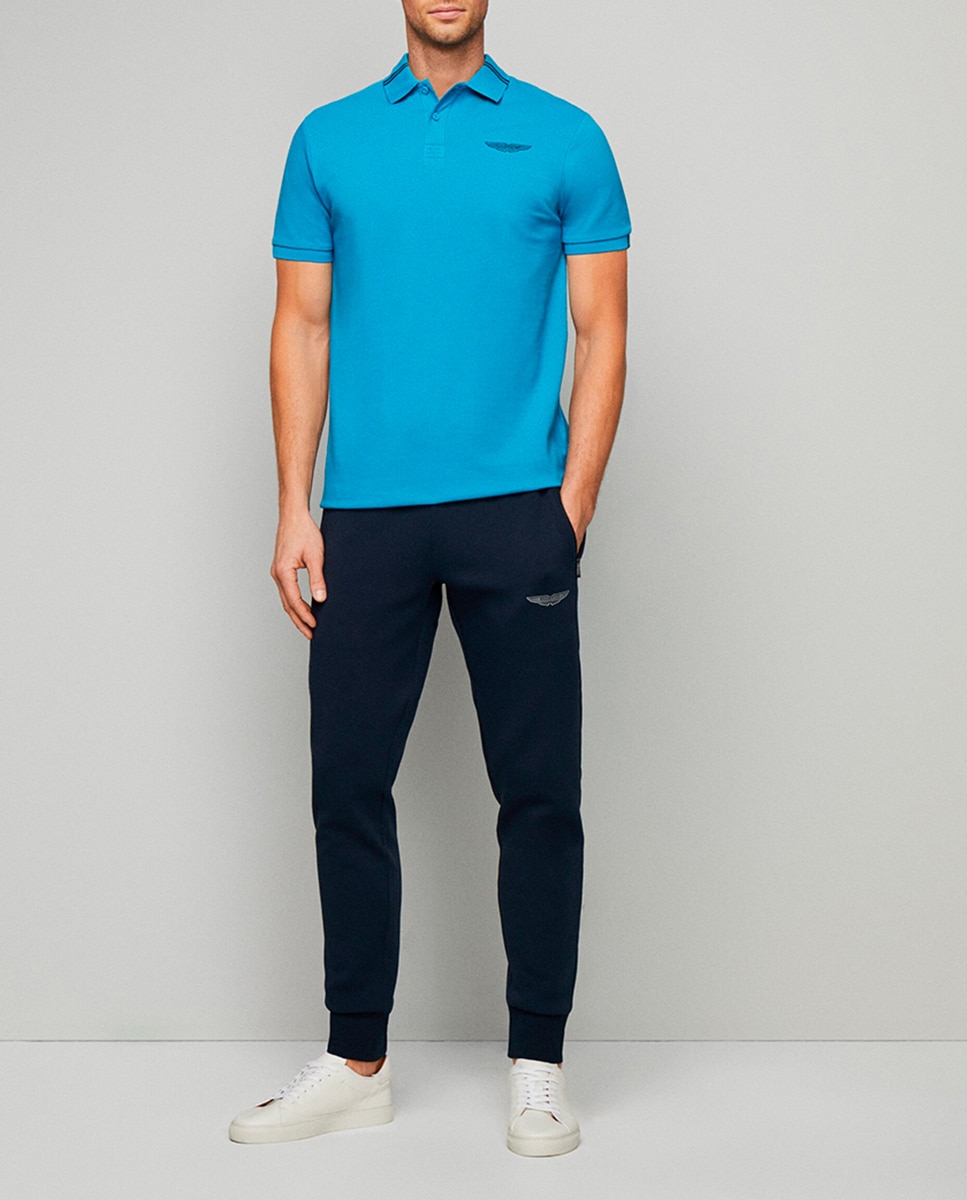 Imagen 0 de Polo de hombre Aston Martin manga corta tallas grandes