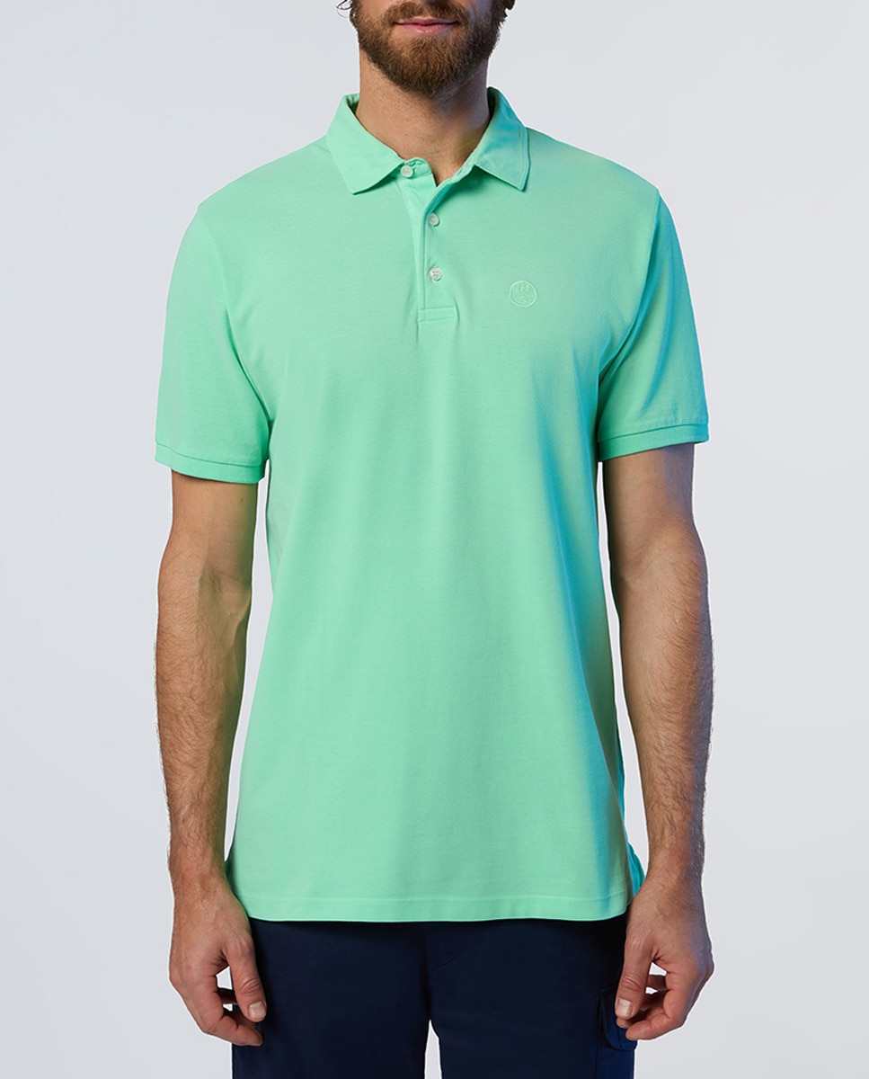 Imagen 0 de Polo de hombre algodón orgánico manga corta