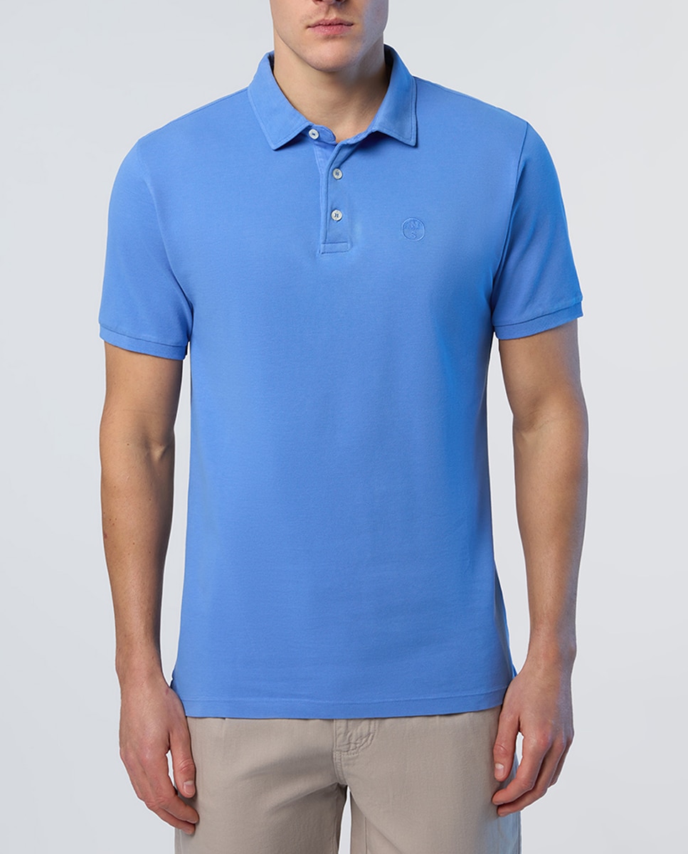 Imagen 0 de Polo de hombre algodón orgánico manga corta