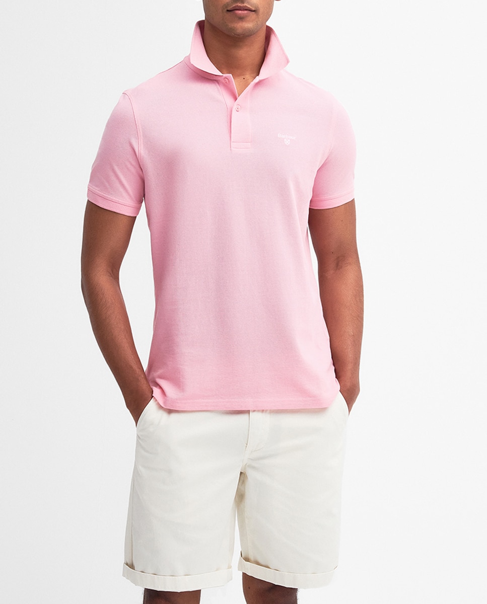 Imagen 0 de Polo de hombre de manga corta con tejido de piqué