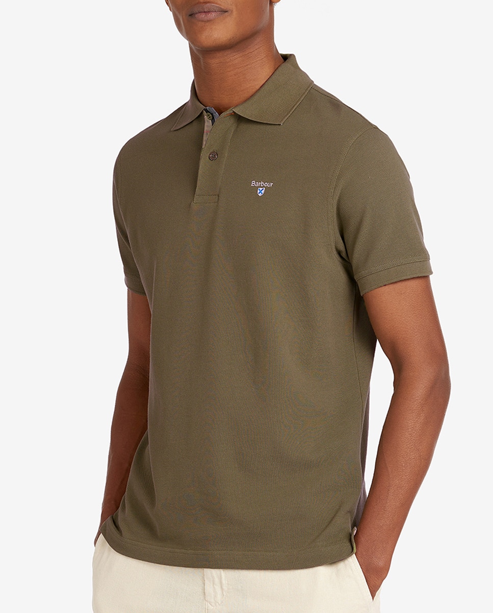 Imagen 0 de Polo de hombre de piqué de manga corta