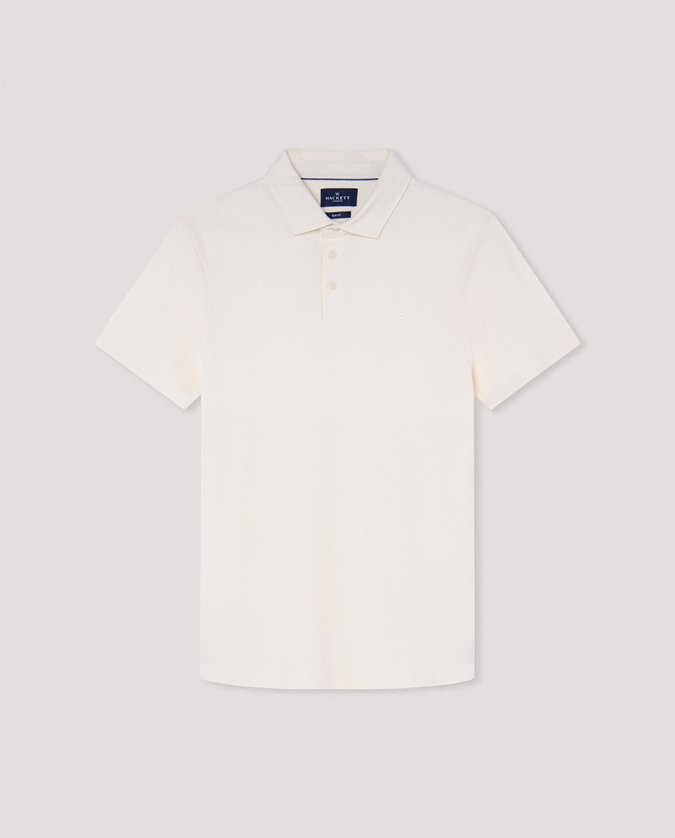 Imagen 0 de Polo piqué de hombre con logo bordado manga corta