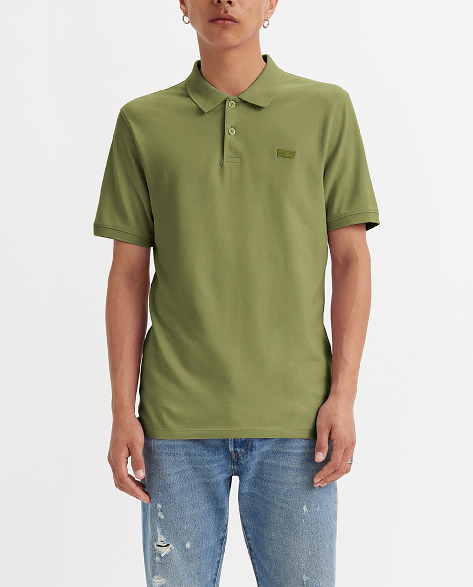 Imagen 0 de Polo de hombre de manga corta liso fit slim
