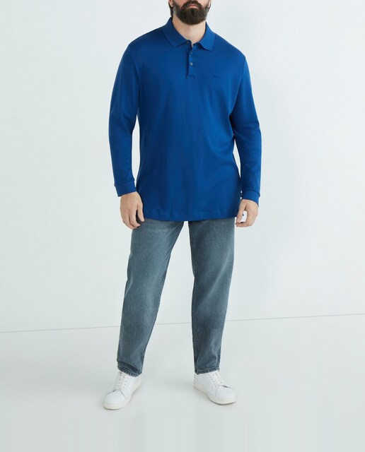 Imagen 0 de Polo manga larga de hombre tallas grandes