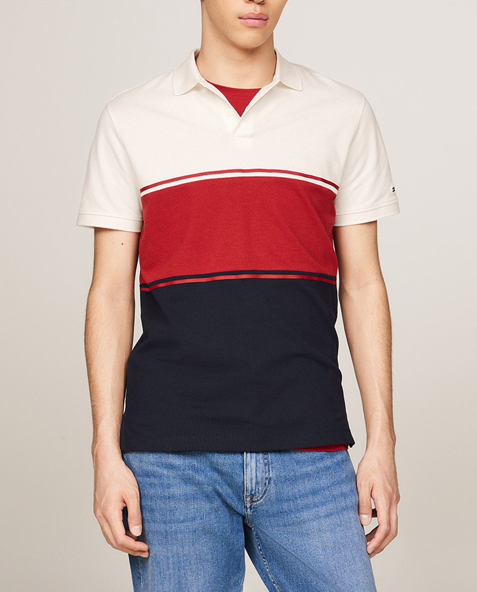 Imagen 0 de Polo de hombre colorblock en Regular fit