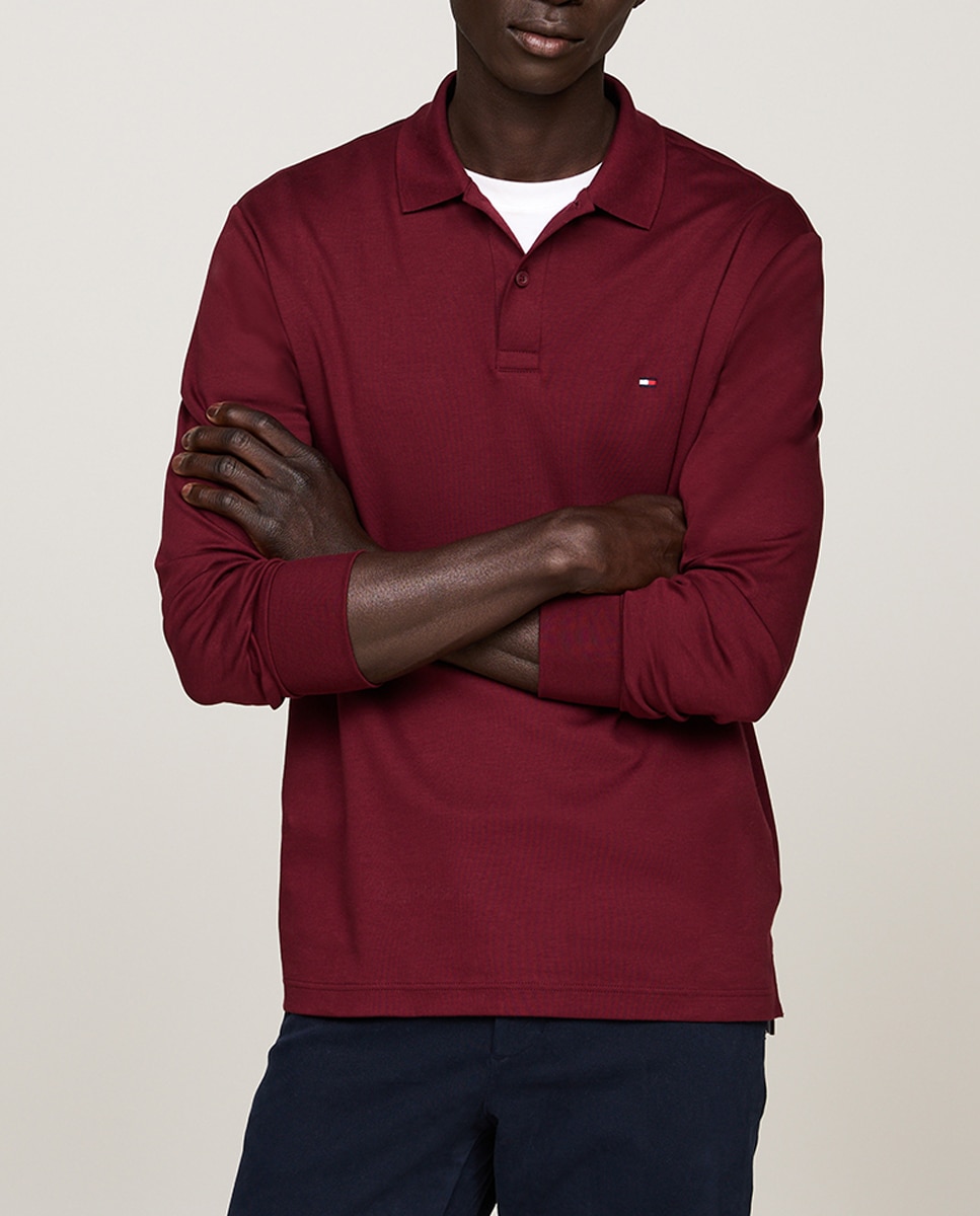 Imagen 0 de Polo de hombre manga larga en calidad Liquid cotton