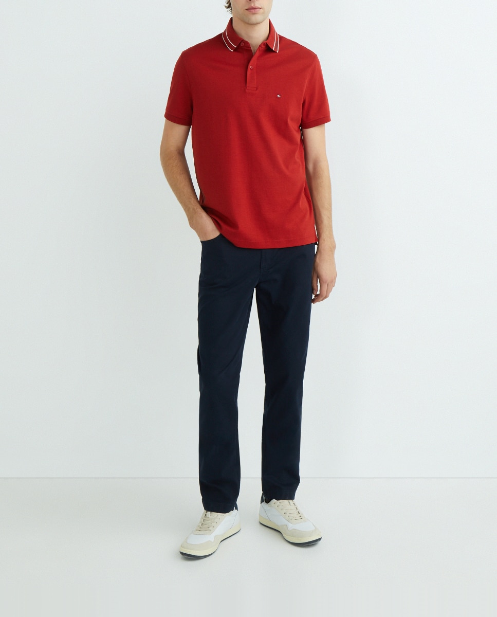 Imagen 0 de Polo de hombre Regular fit en piqué manga corta