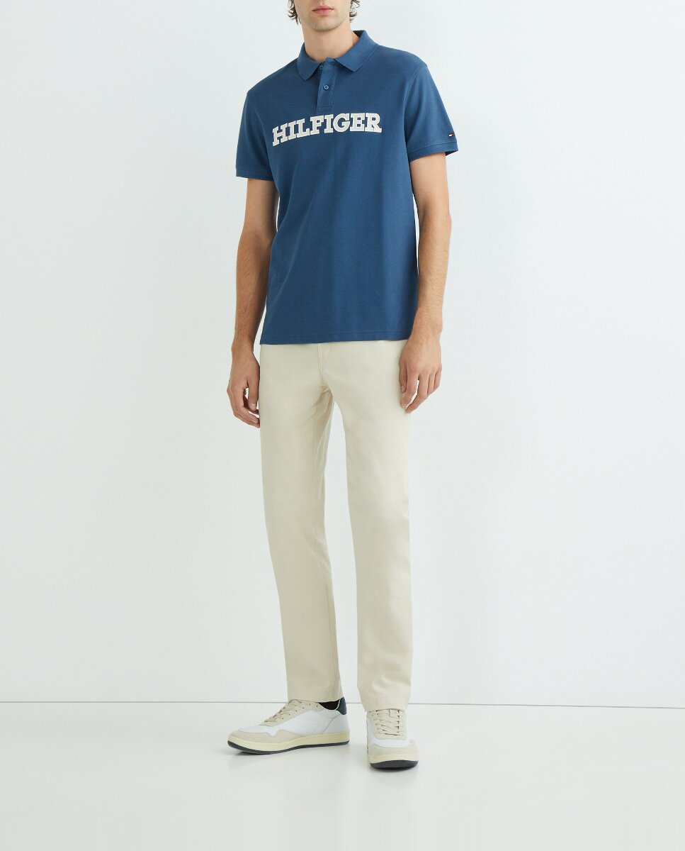 Imagen 0 de Polo de hombre Regular fit en piqué manga corta
