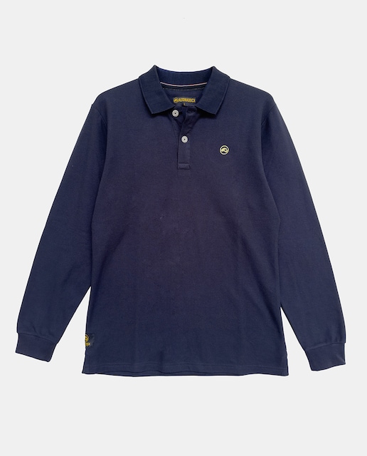 Imagen 0 de Polo de hombre de manga larga con logo bordado.