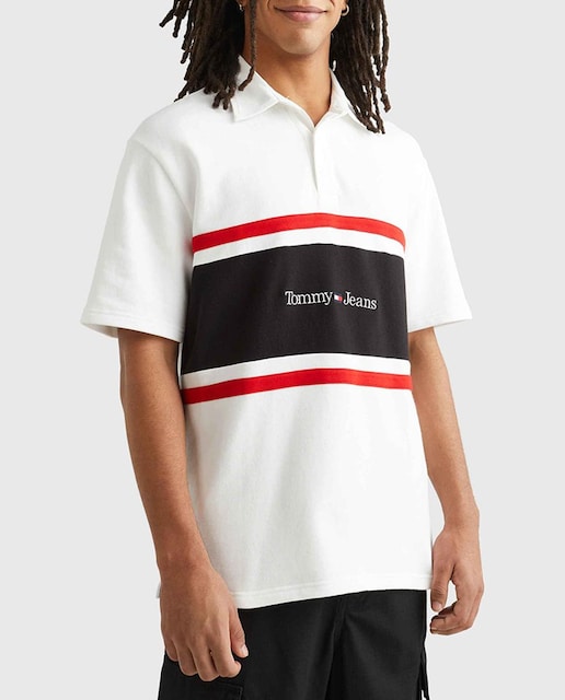 Imagen 0 de Polo de hombre de manga corta color block