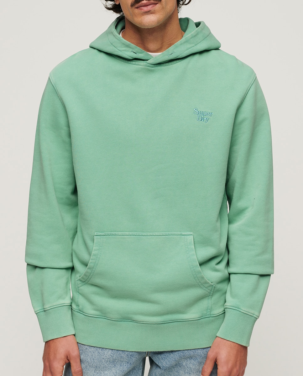 Imagen 0 de Sudadera Con Capucha Efecto Lavado Vintage de hombre