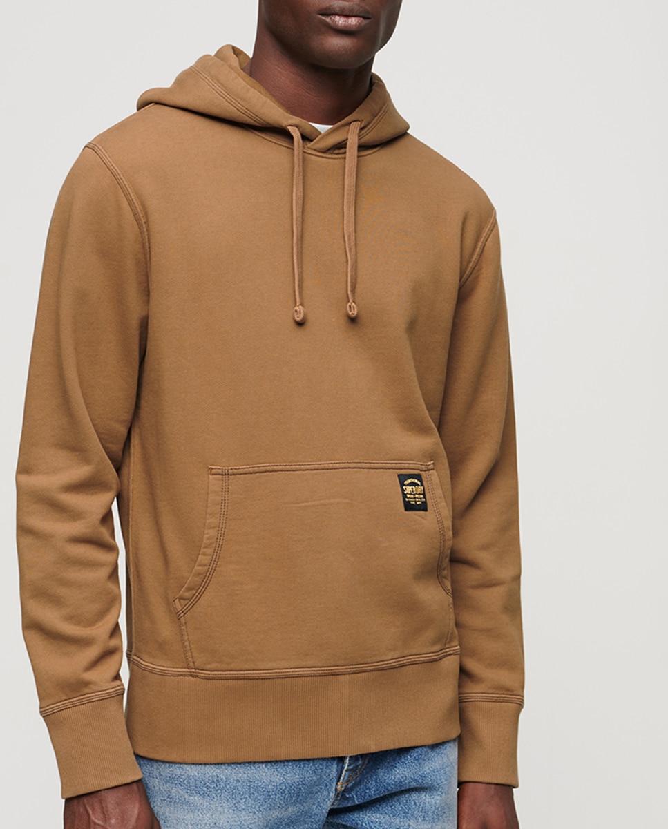 Imagen 0 de Sudadera holgada con capucha y costuras en contraste
