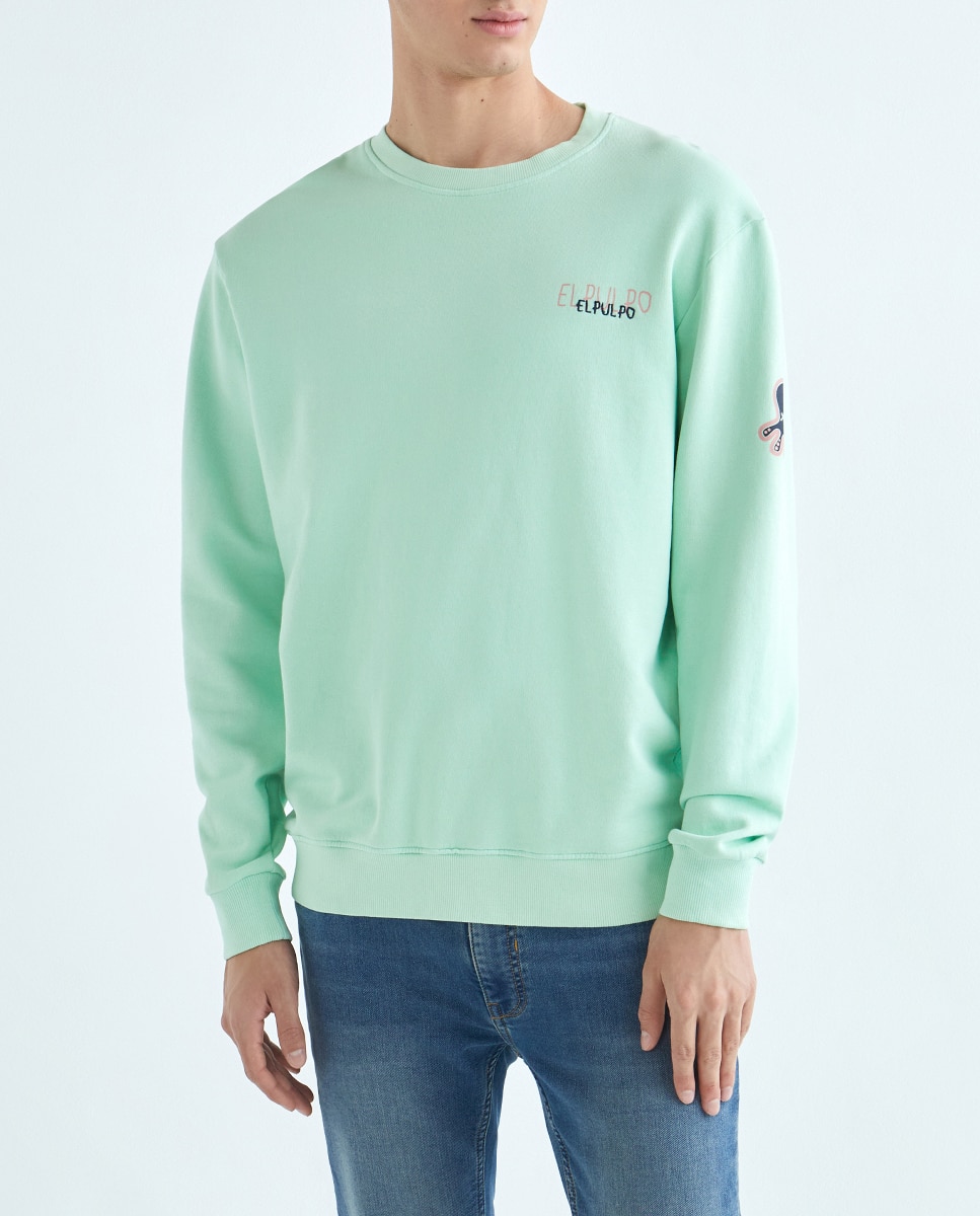 Imagen 0 de Sudadera hombre cuello caja