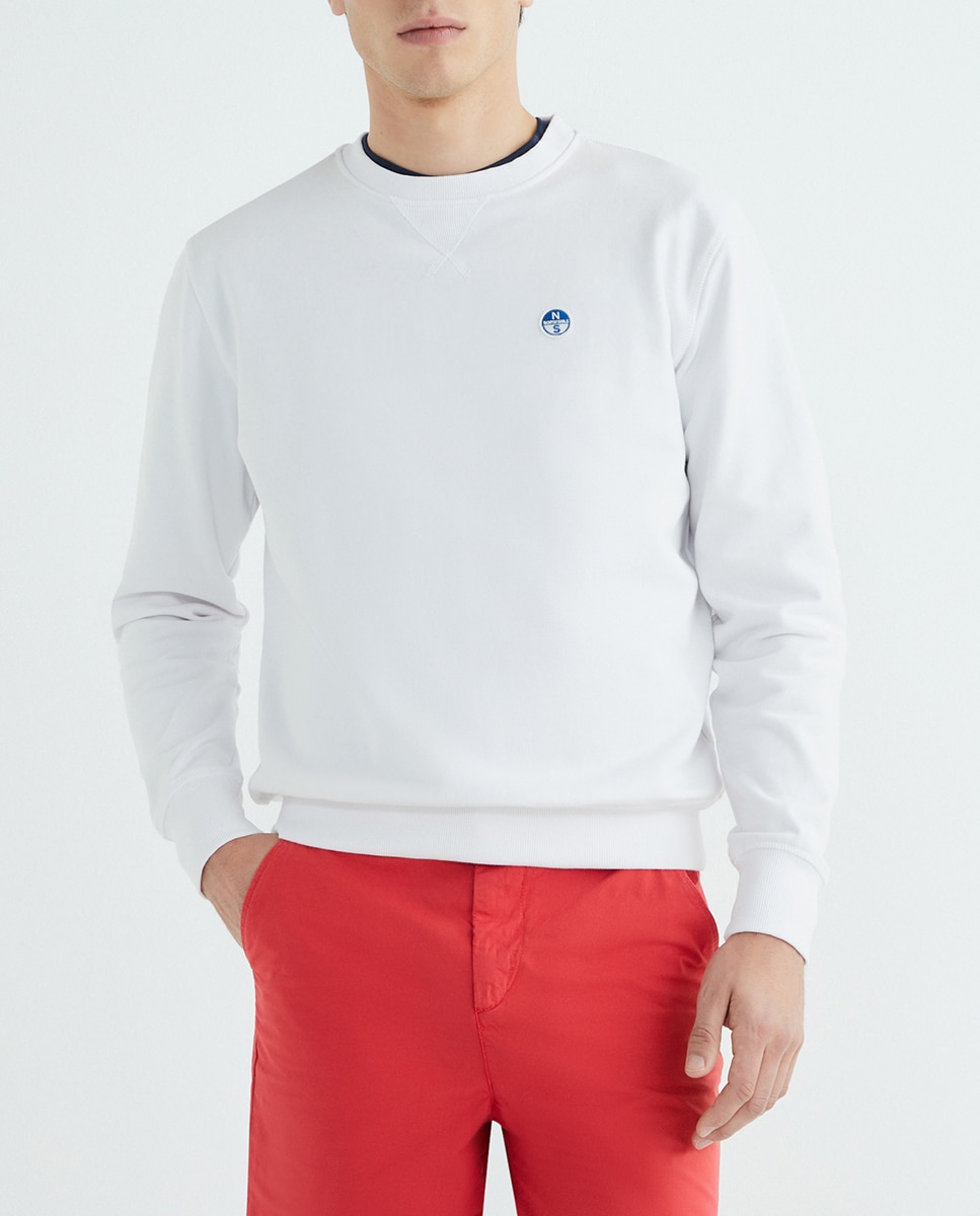 Imagen 0 de Sudadera de hombre w / logo algodón orgánico