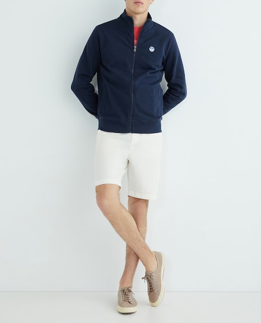 Imagen 0 de Sudadera de hombre algodón orgánico con cremallera