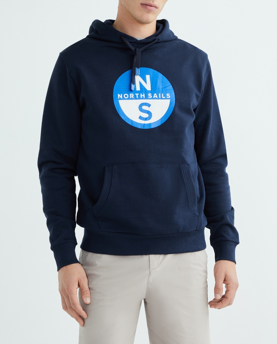 Imagen 0 de Sudadera de hombre print logo con capucha