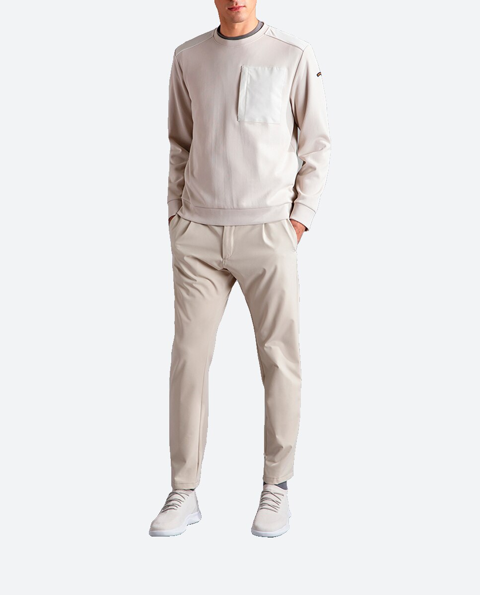 Felpa de hombre bolsillo pecho — oferta en Primeriti