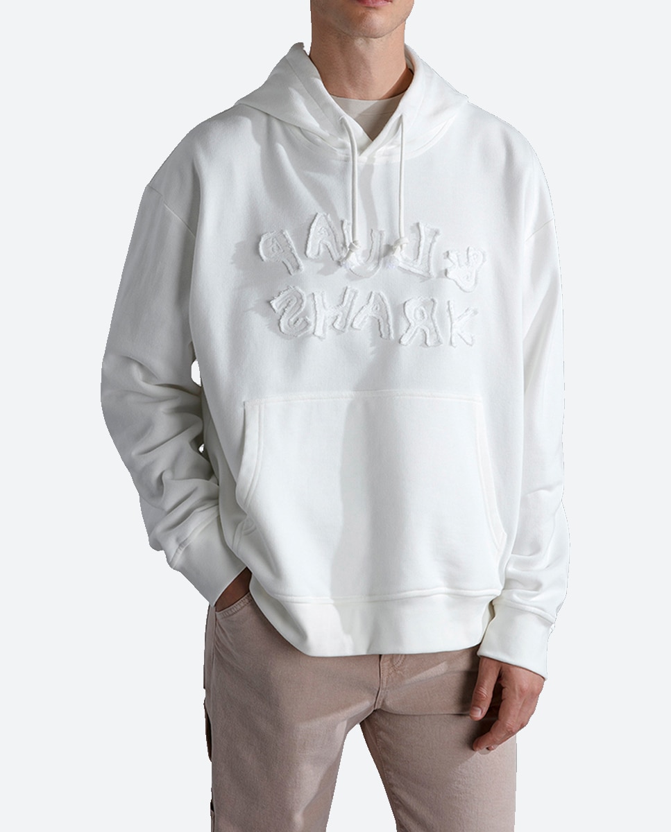 Felpa de hombre logo bordado palabra — oferta en Primeriti