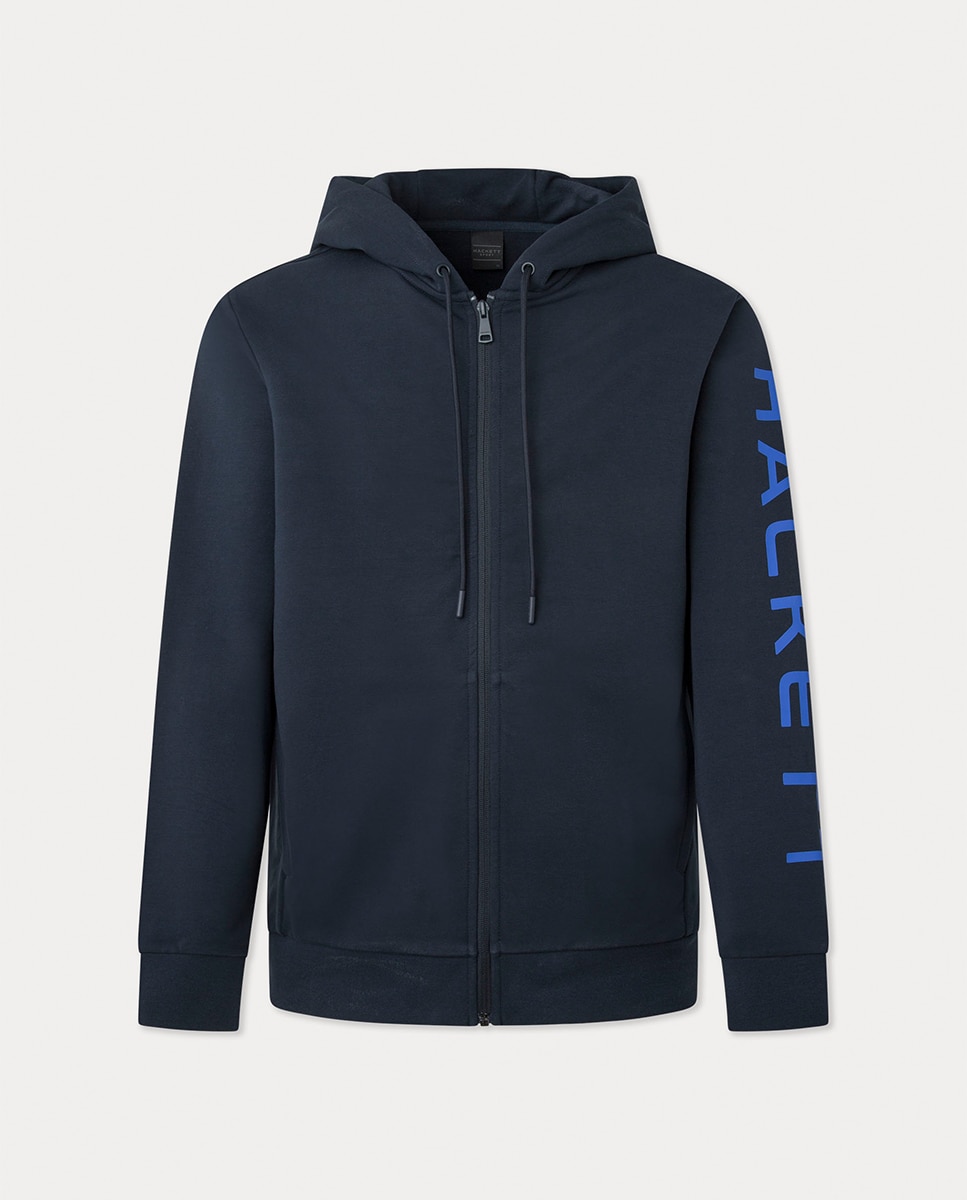 Imagen 0 de Sudadera de hombre Hackett Sport con capucha y texto Hackett