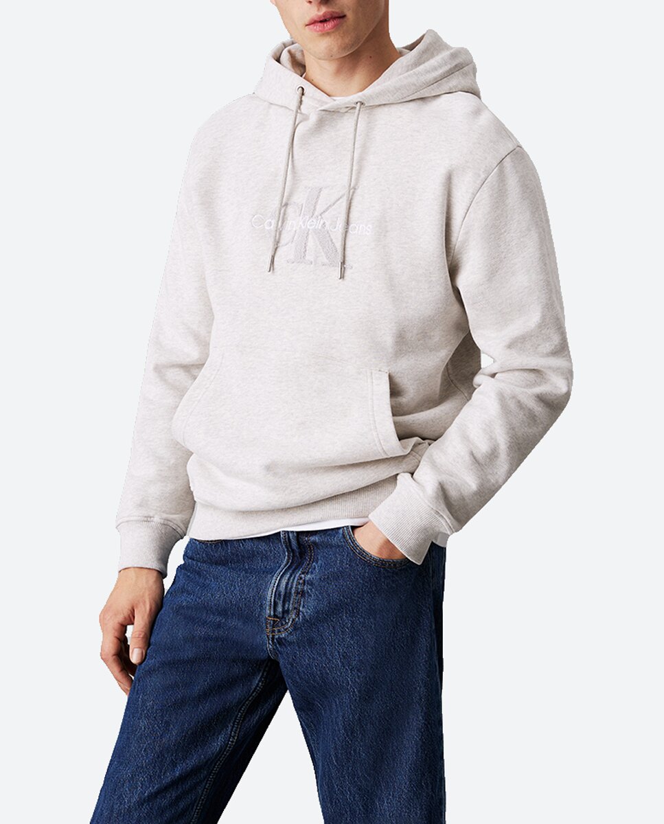 Imagen 0 de Sudadera hombre con capucha y monograma
