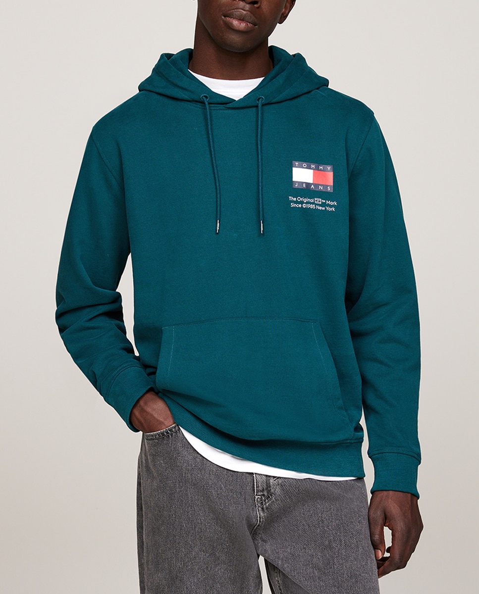 Imagen 0 de Sudadera de hombre con capucha y logo bandera