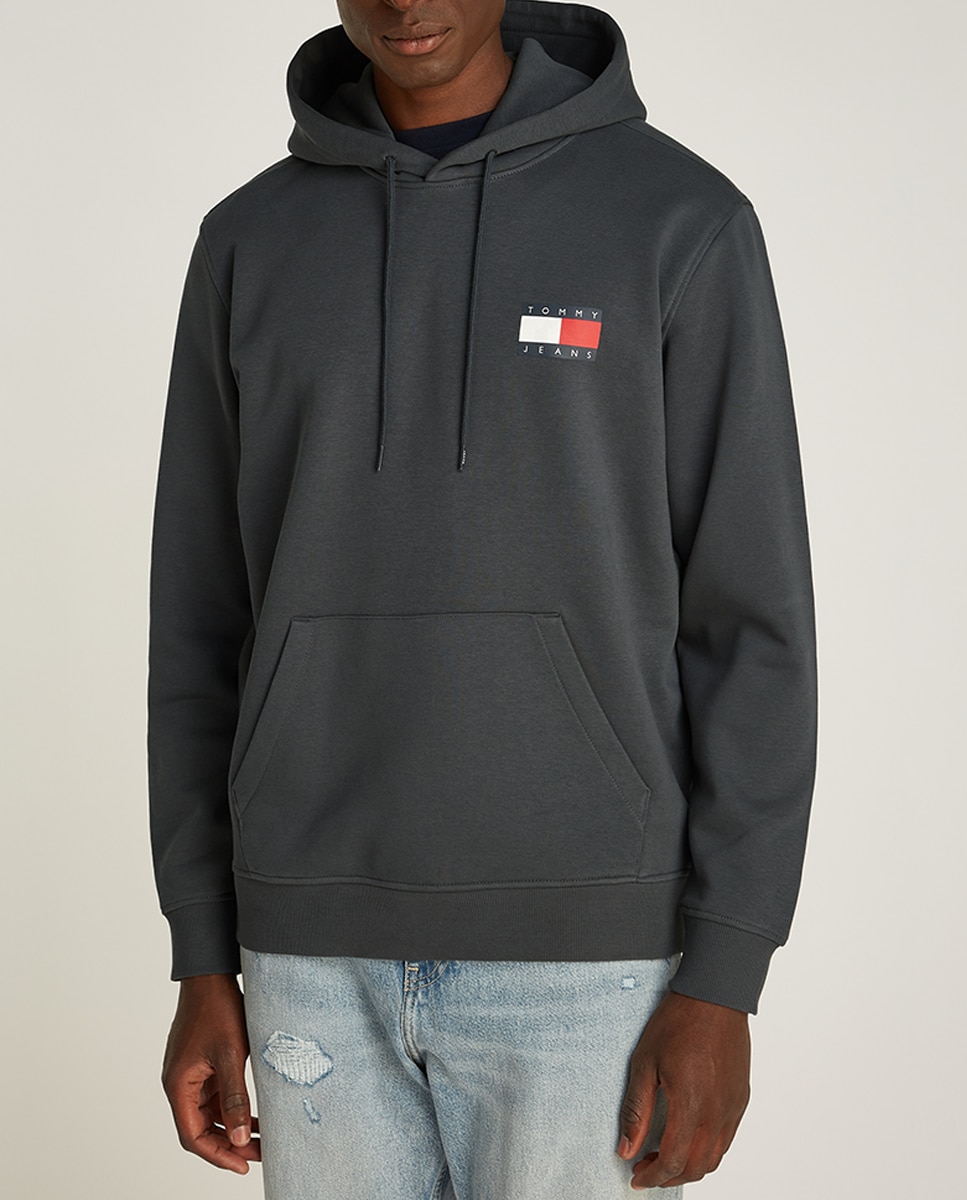 Imagen 0 de Sudadera de hombre con capucha y logo bandera