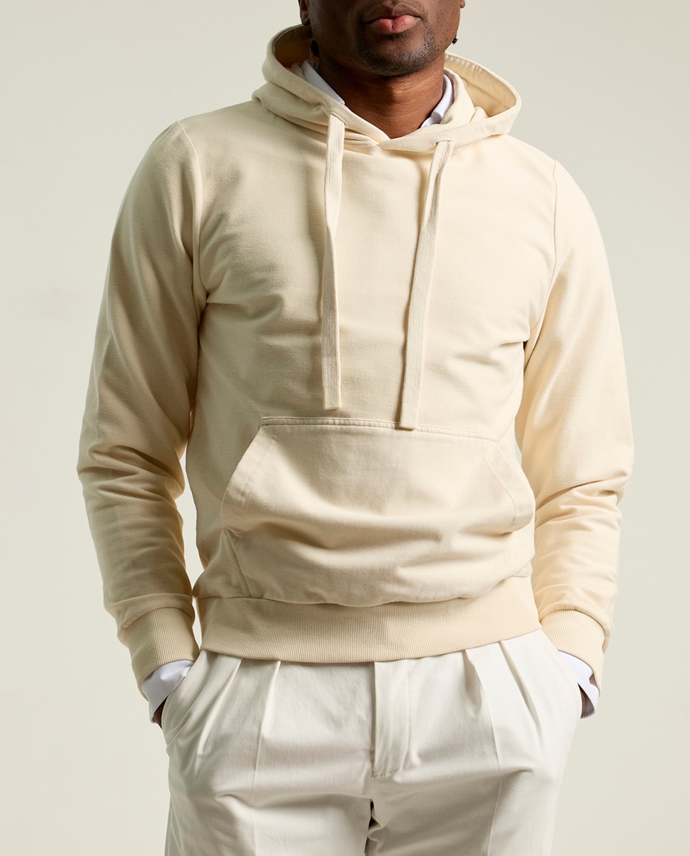 Imagen 0 de Sudadera técnica capucha blanca