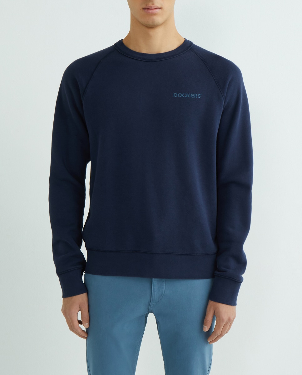 Imagen 0 de Sudadera de hombre de manga larga, cuello redondo, regular fit