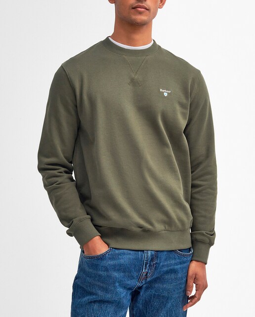 Imagen 0 de Sudadera de hombre de cuello redondo y escudo bordado